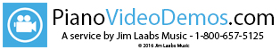 Piano Demo Videos for Jim Laabs Music